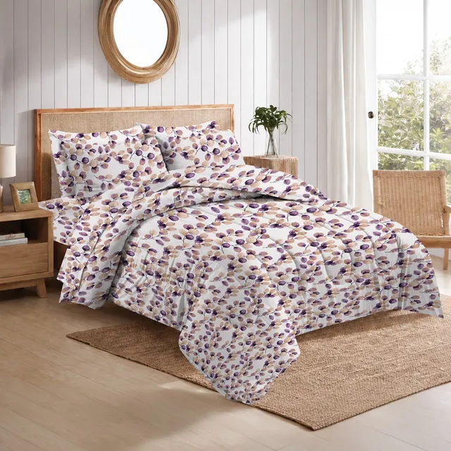 Orchid Bedsheet, 240 x 260 cm, Assorted