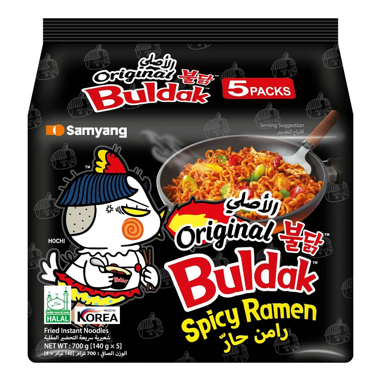 Samyang نودلز مقلية فورية حارة أصلية Buldak