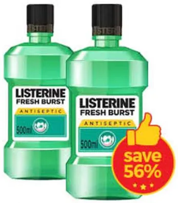 Listerine Mouth Wash Assorted