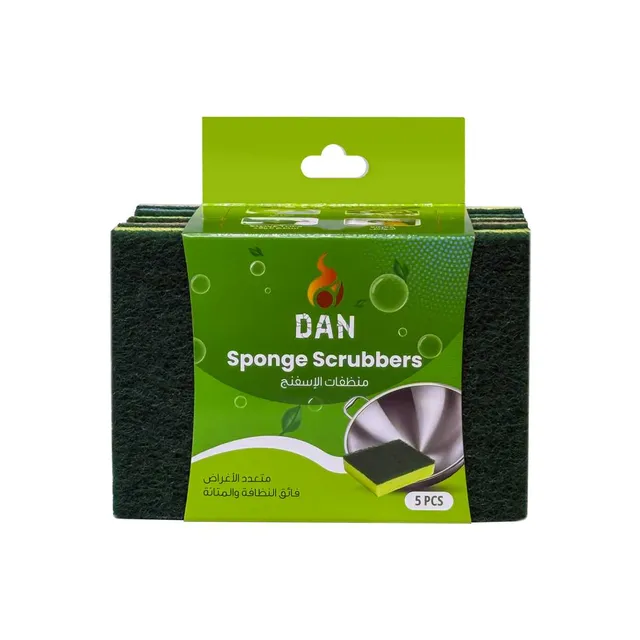Dan Sponge Scrubbers -5Pcs