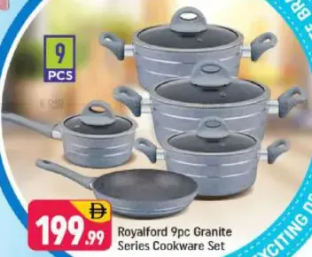 Royalford طقم طبخ من الجرانيت