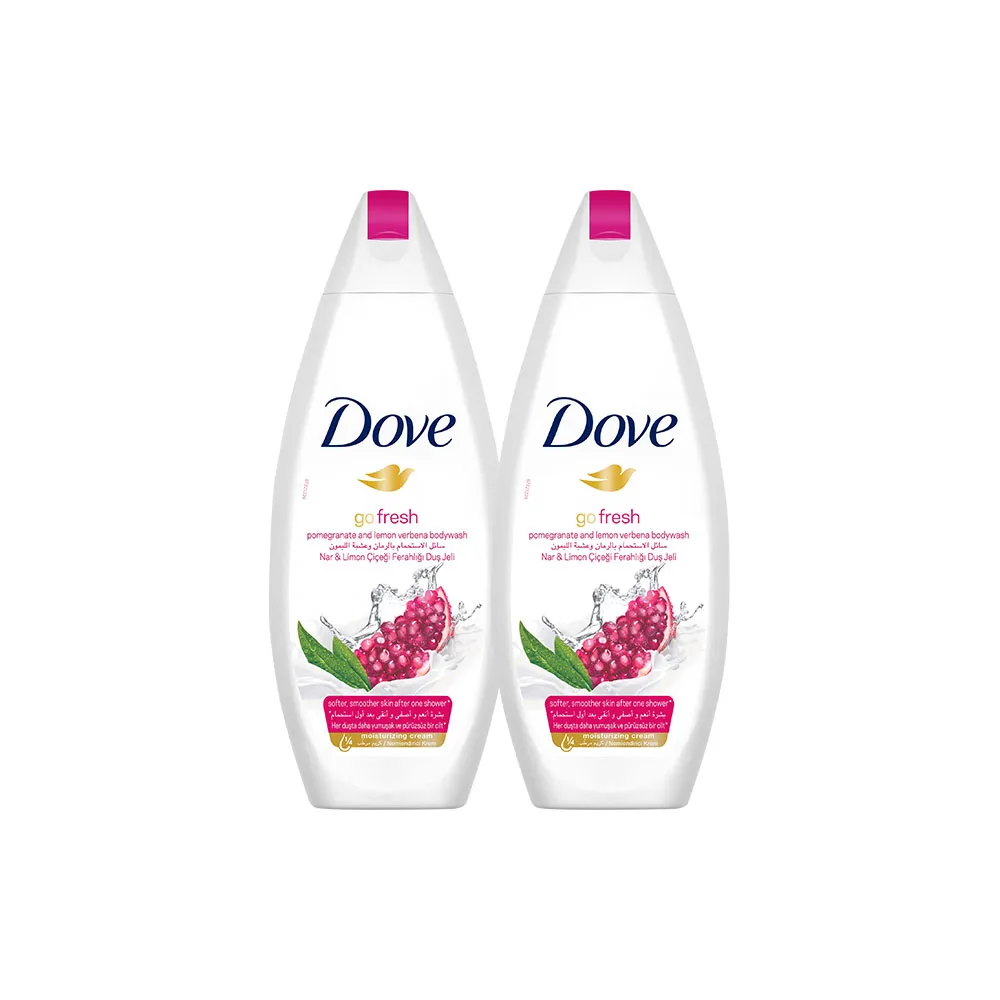 Dove غسول جسم Go Revive برائحة الرمان ولويزة الليمون