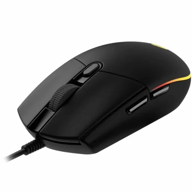 logitech G G203 LIGHTSYNC Wired Gaming Mouse with RGB Lighting, Black