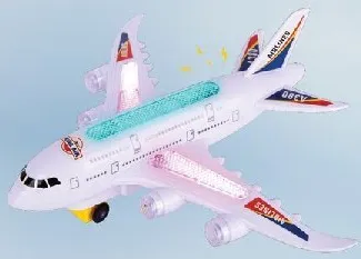 Battery Operated Plane With Light & Sound