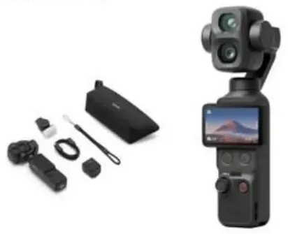 Osmo Pocket 4P Dual-Lens Gimbal Camera Standard Combo DJI-ZPK400P-C1