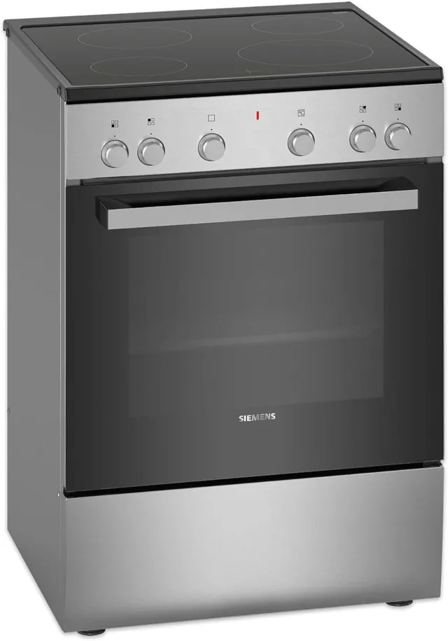 Siemens 60cm Electric Cooker Ceramic Hob with Electric Oven HK6L00070M