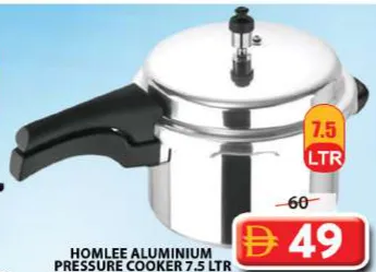 Homlee Aluminium Pressure Cooker