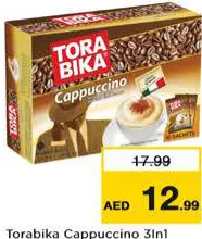 Tora Bika Cappuccino 3In1 Choc