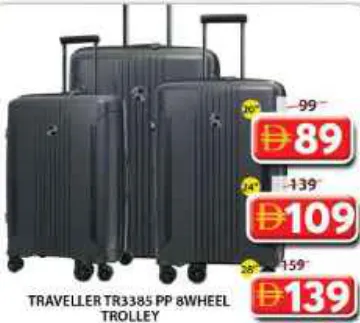 Traveller Pp 8Wheel Trolley TR3385