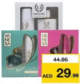 Denver/Vanesa EDP + Deodorants Assorted