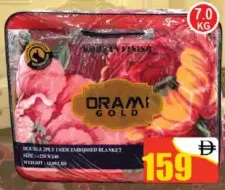 Orami Gold Blanket 2 Ply