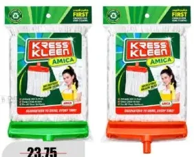 Kress Kleen ممسحة فانسي 2 مع عصا معدنية