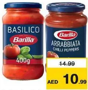 Barilla Arabiatta/basilio/pizza Sauce