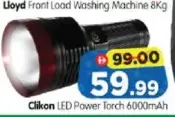 Clikon LED Power Torch 6000mAh