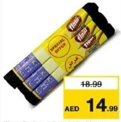 Flow Garbage Bag Rolls Black