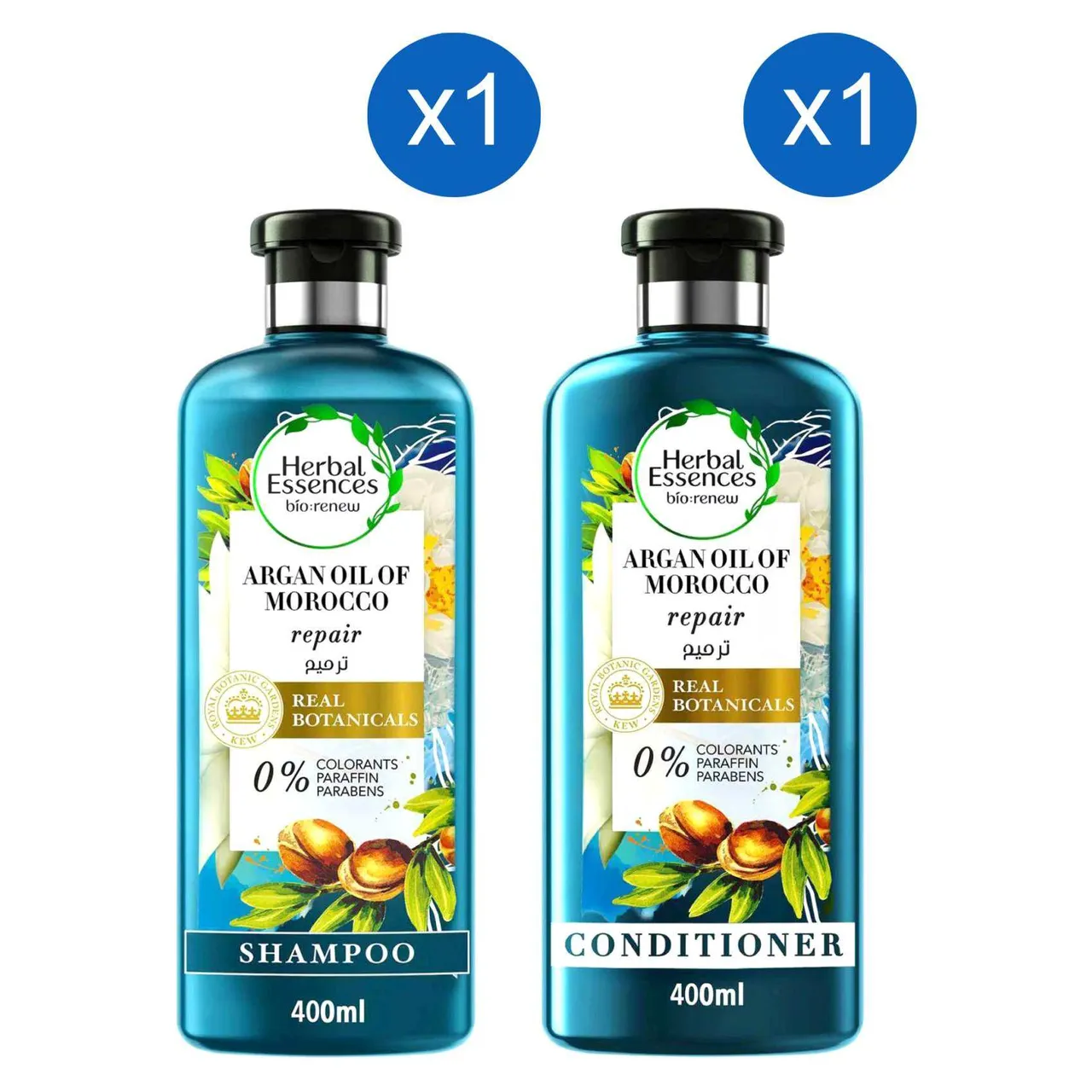 Herbal Essences شامبو Bio Renew Repair بزيت الأرغان المغربي وبلسم Bio Renew Repair بزيت الأرغان المغربي +
