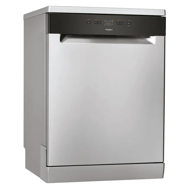 Whirlpool 13 Place Settings Freestanding Dishwasher, WFE 2B19 X UK N, Stainless Steel, Silver
