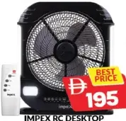 Impex Rc Desktop Fan Breeze D7