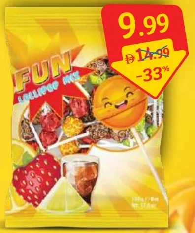 Fun Fruit فن فروت مصاصات مشكلة