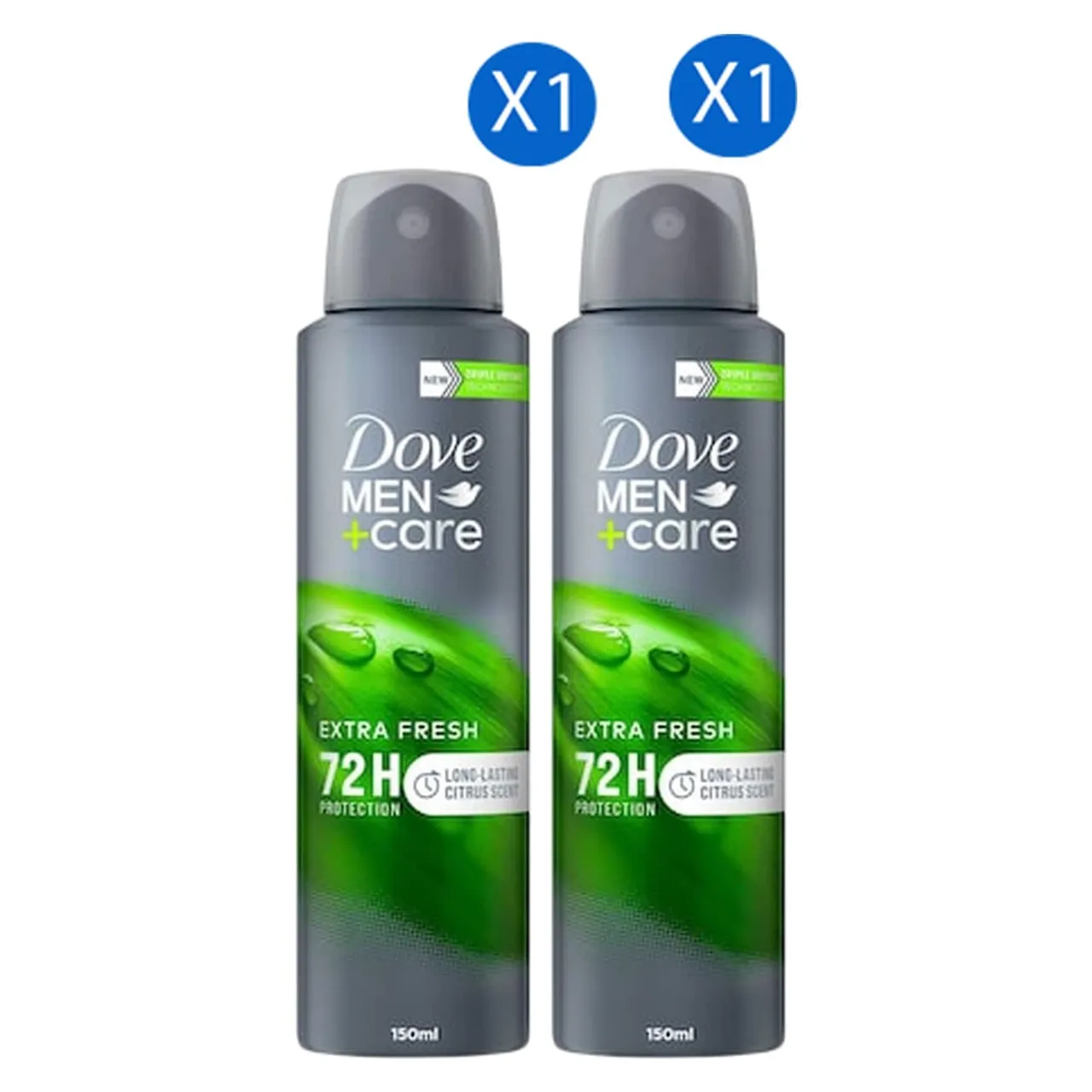 Dove بخاخ مزيل عرق للجسم Men+Care مضاد للتعرق، انتعاش إضافي
