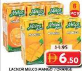 Lacnor Melco مشروب منكه مانجو / برتقال