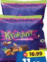 Krokant Glazed Candy Bars With Almonds