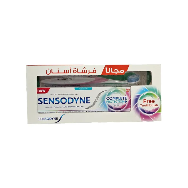 Sensodyne Complete Protection Toothpaste + Toothbrush