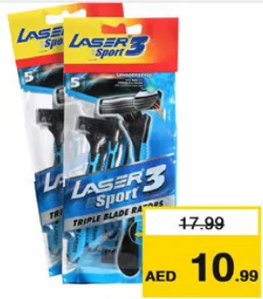 Laser Sport-3 Disposable Razor
