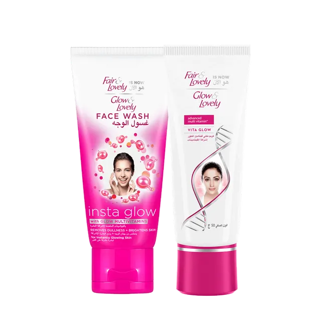 Glow & Lovely Multvitmn Cream50g+Facewash50g