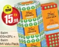 Tiger Balm WHT + زيت عبوة التوفير