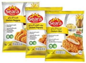 Seara سيارا ناجتس الدجاج/بوب كورن فيليه