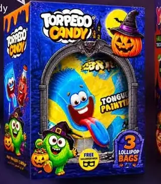 Torpedo Candy بيج بوم حلوى المصاصة بالفراولة