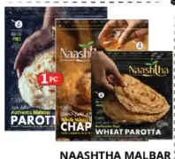 Naashtha براتا مالابار / براتا قمح / شباتي