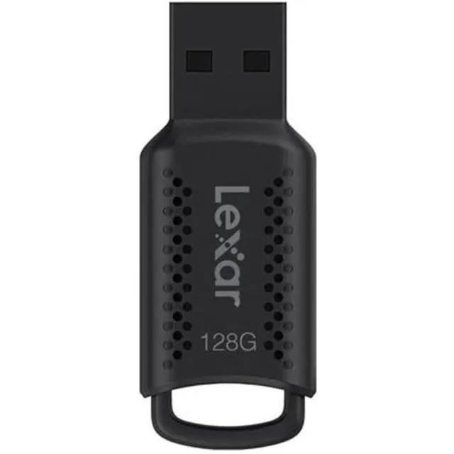 Lexar Jump Drive 128 GB Flash Drive, Black, LJDV400