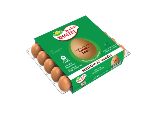 Khaleej Eggs Lutein Brown Medium 30's