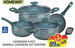 Homeway Marble Cookware Set HW3700
