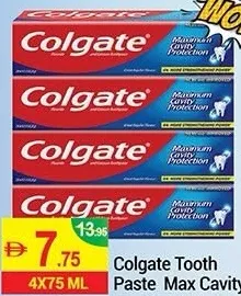 Colgate Tooth Paste Max Cavity