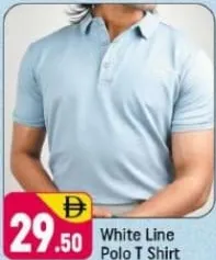 White line Polo T Shirt