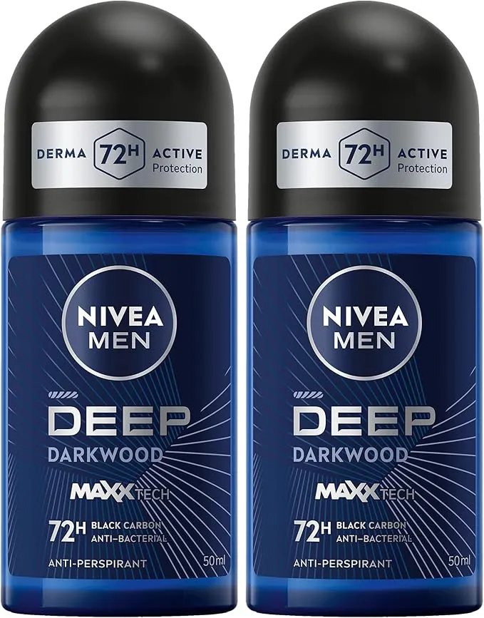 Nivea رول أون للرجال Deep Dark Wood