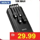 Henin Powerbank 10K Mah