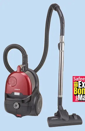 Hitachi مكنسة كهربائية بدون كيس 2000W موديل Cv-Sm20Ckrbd