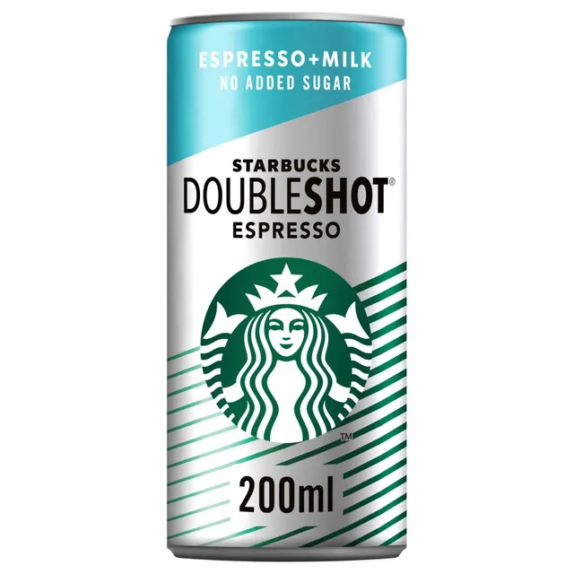 Starbucks Doubleshot No Added Sugar Coffee Drink