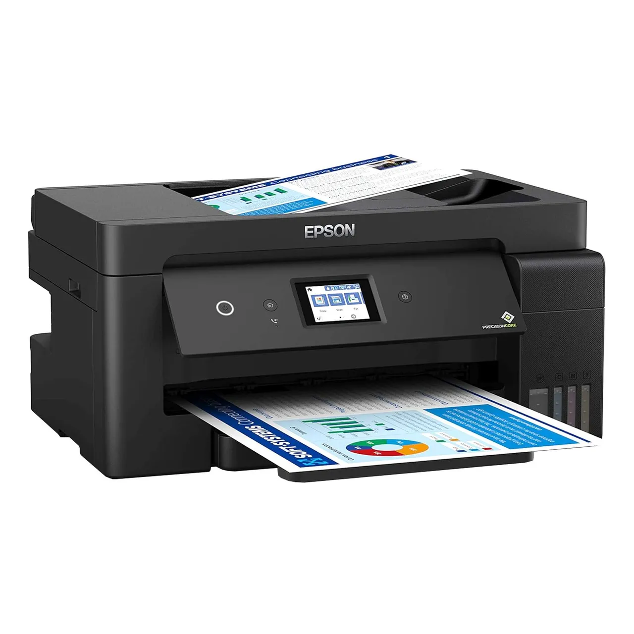 Epson طابعة خزان حبر الكل في واحد EcoTank L14150 بطباعة على الوجهين وWi-Fi سوداء