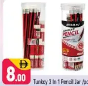 Turkoy 3 In 1 Pencil Jar