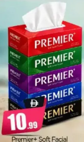Premier Soft Facial Tissues 2 Ply