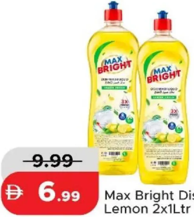 Max Bright Dishwash Lemon