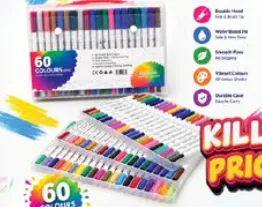 Double Head Colouring Pen Assorted
