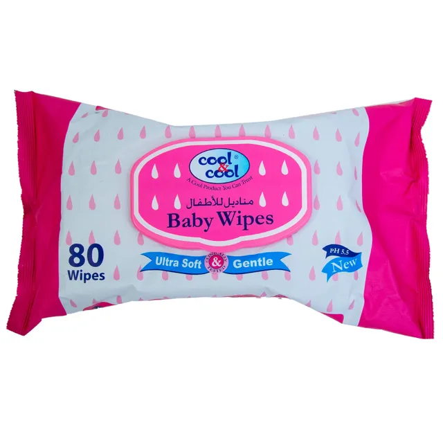 Cool & Cool Baby Wipes 80pcs