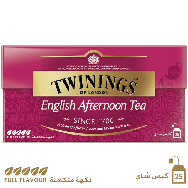 Twinings English Afternoon Black Tea - 25 Bags