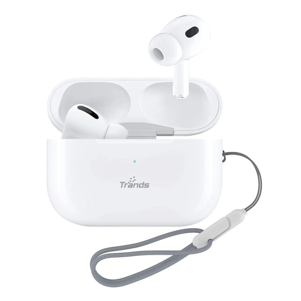Trands سماعة أذن True Wireless، بيضاء، TWS-T2